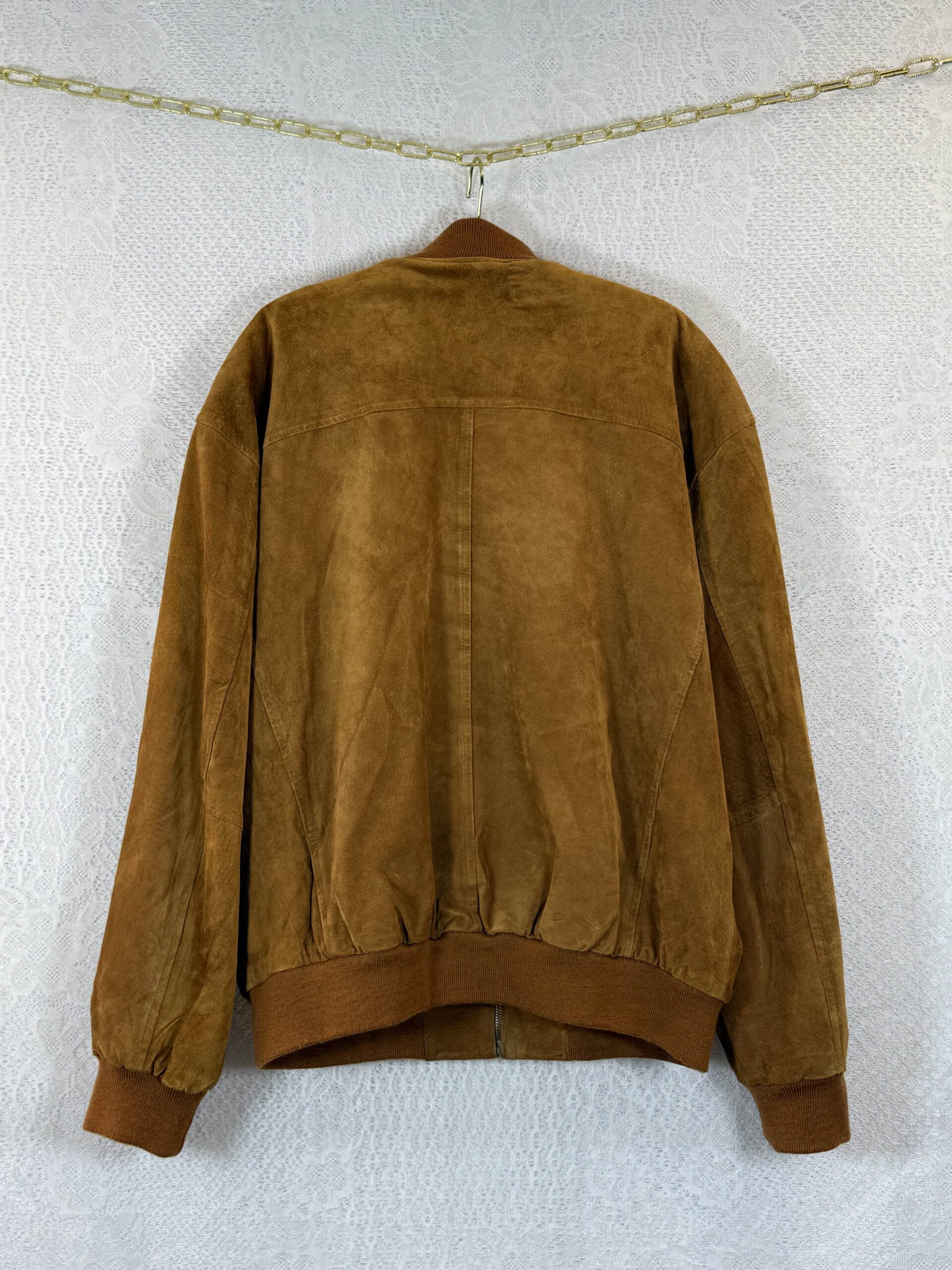 Petroff Brown Chamois Leather Jacket