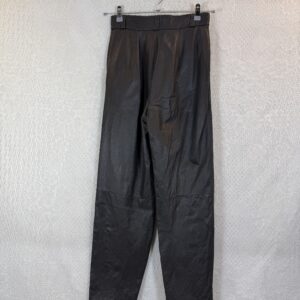 SATANAHKA Leather Pegged pants