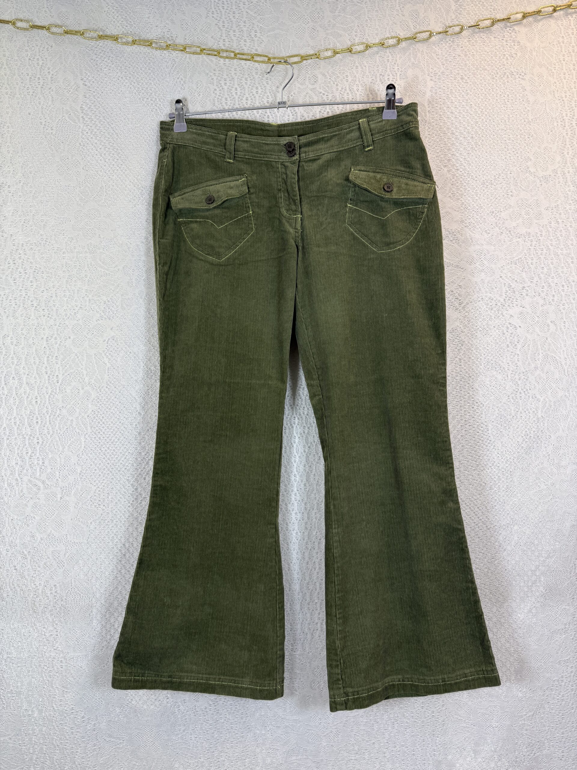 TRESPASS Flare Velvet Pants