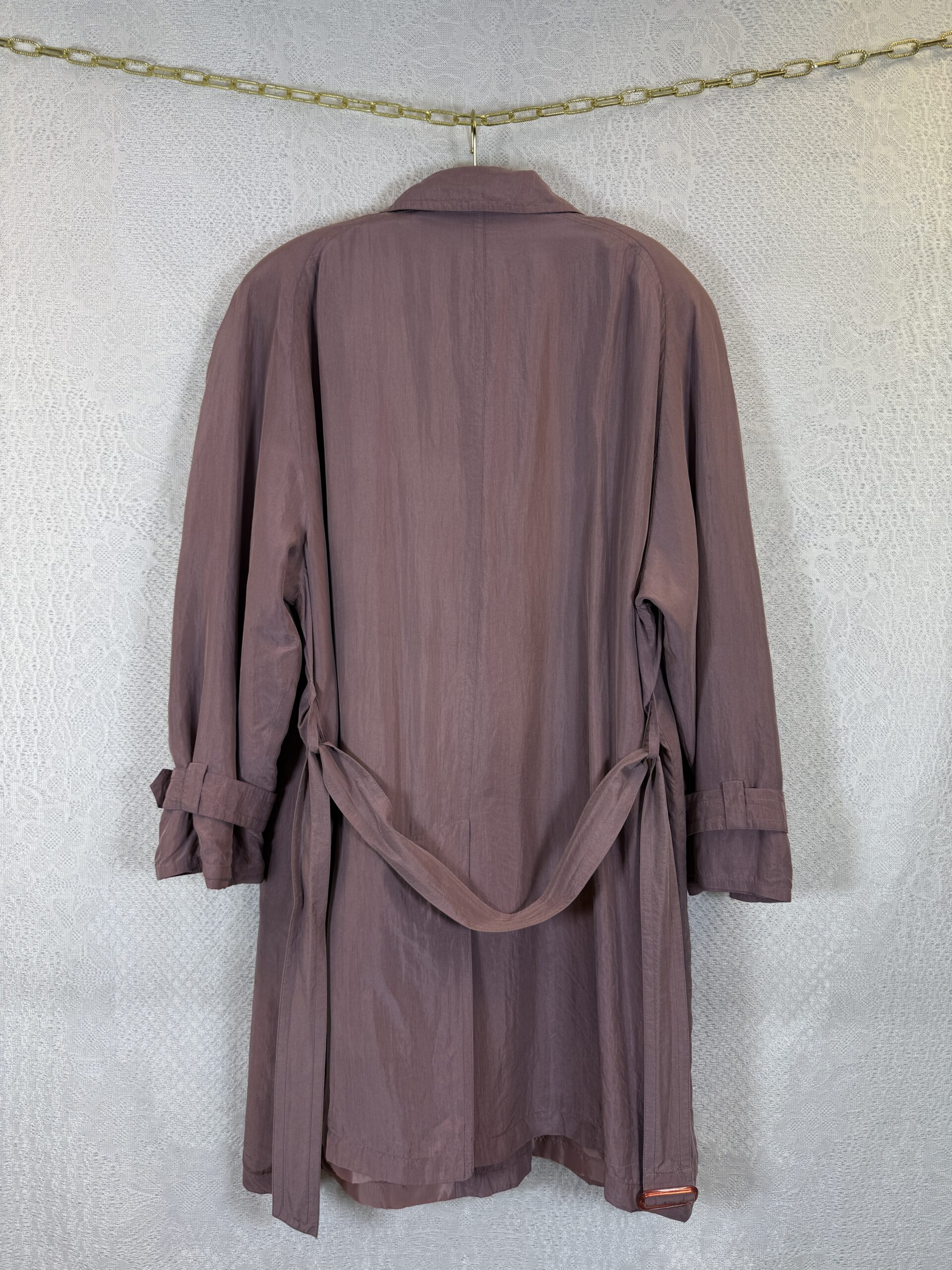 LINEA MILANO Vintage Silk Trench Coat