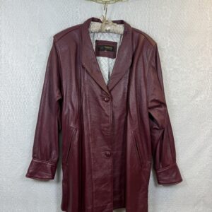 TERRASA leather coat