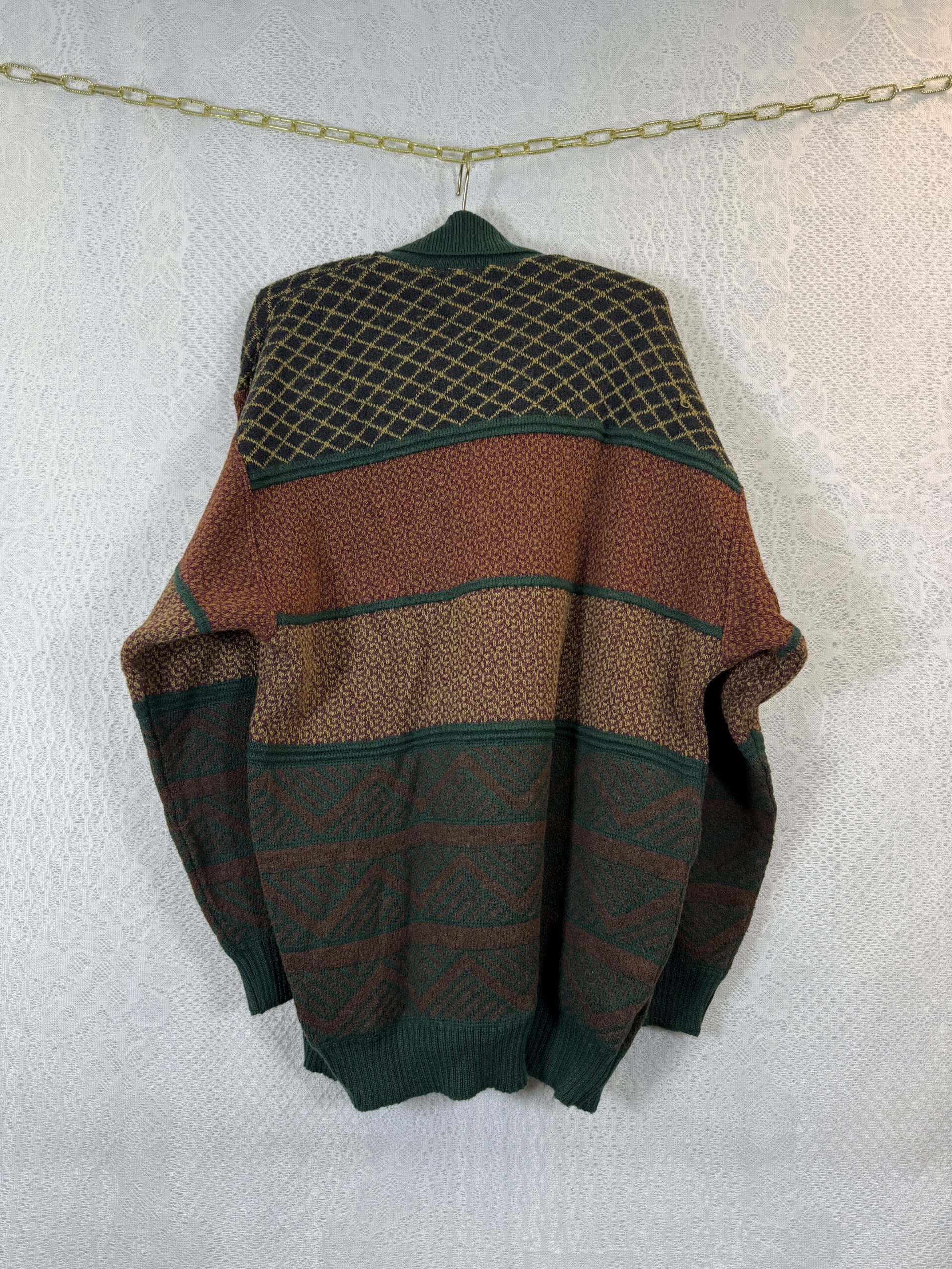 Point wool sweater