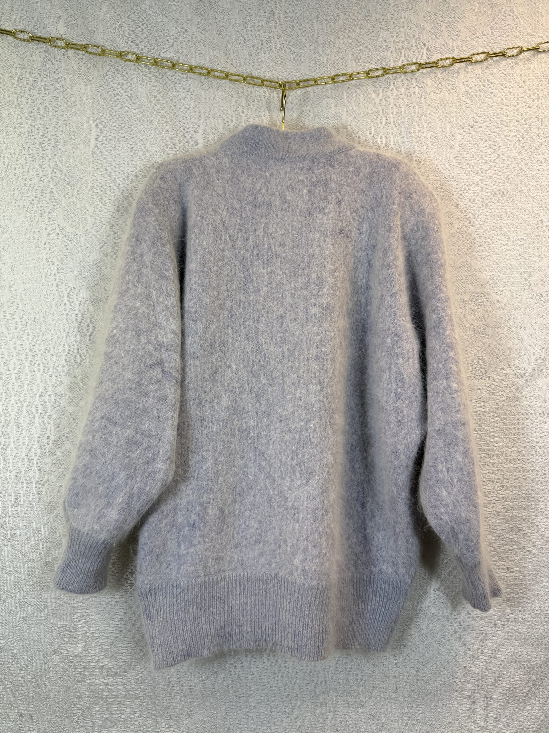 Vintage SHINE angora cardigan