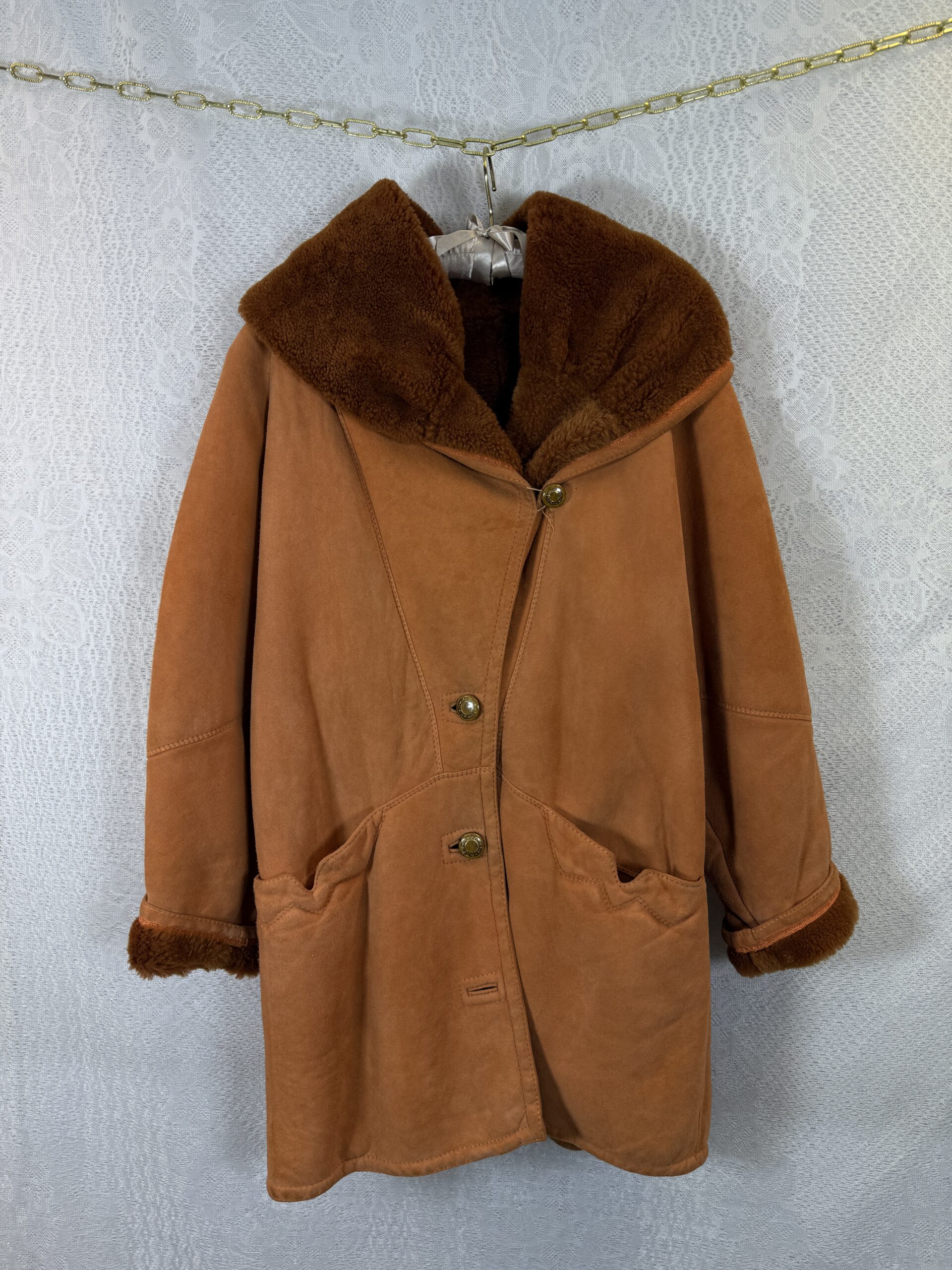 VECCHIA AMERICA Leather Parka