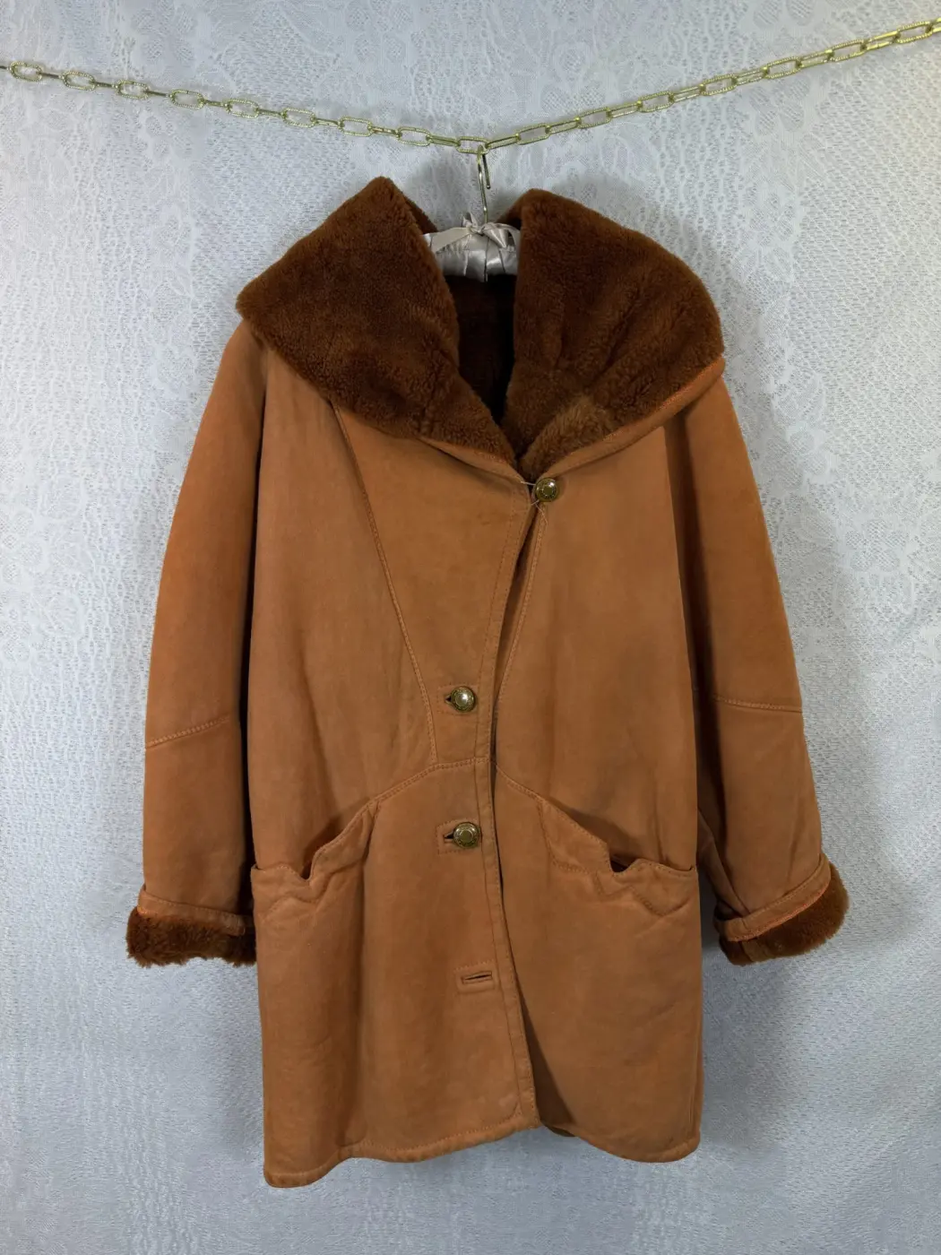 VECCHIA AMERICA Leather Parka